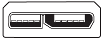 Image du connecteur USB 3.0 Type B (périphérique)